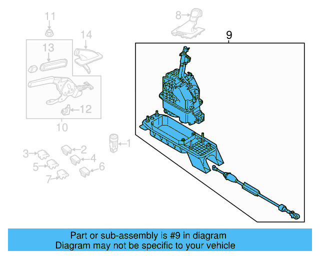 Gear Shift Assembly 5K1-713-025-EL