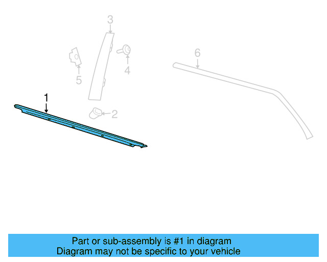 Door Window Belt Weatherstrip 1K9-839-477-A-5AP - View 4