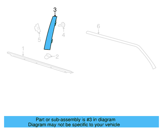 Door Applique 1K5-839-902-D-03C - View 4