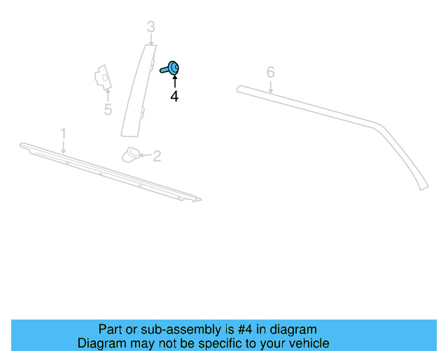 Applique Screw N-909-868-02 - View 45