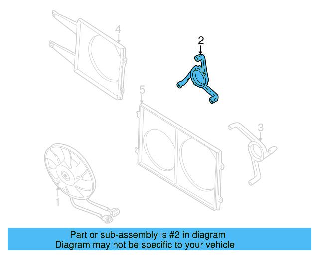Fan Assembly Bracket 1J0-121-206-F