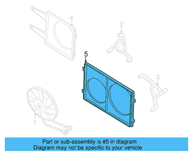 Fan Shroud 1J0-121-205-B-B41 - View 22