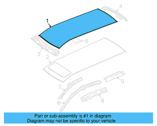 Roof Panel 3AF-817-111