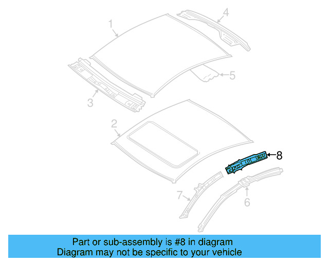 Rail Reinforced 3C9-810-500 - View 4