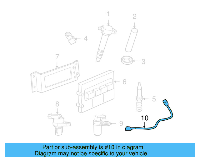 Knock Sensor 7B0-905-377-D