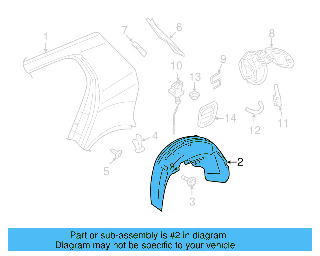 Wheelhouse Liner 1K0-810-971-C - View 4