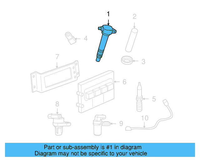 Ignition Coil 7B0-905-715-D - View 4