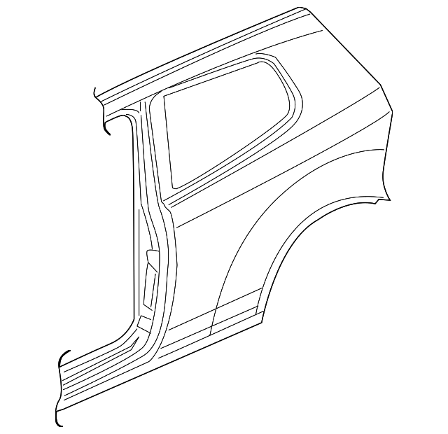 Quarter Panel 1K3-809-843-A - View 3
