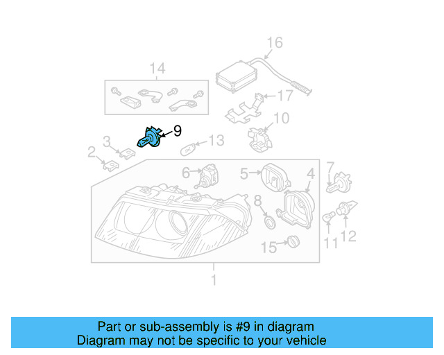 Low Beam Bulb N-104-457-01 - View 25
