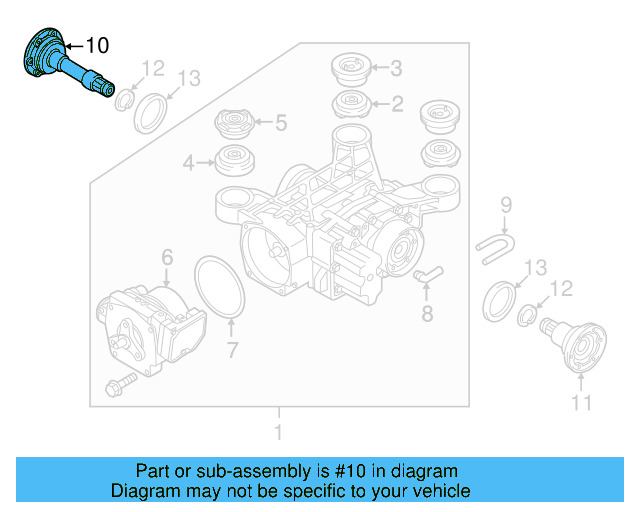 Stub Shaft 02D-525-356 - View 6