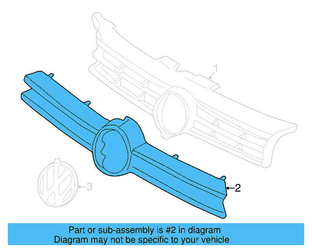 Grille (Unpainted) 1e0853653gru