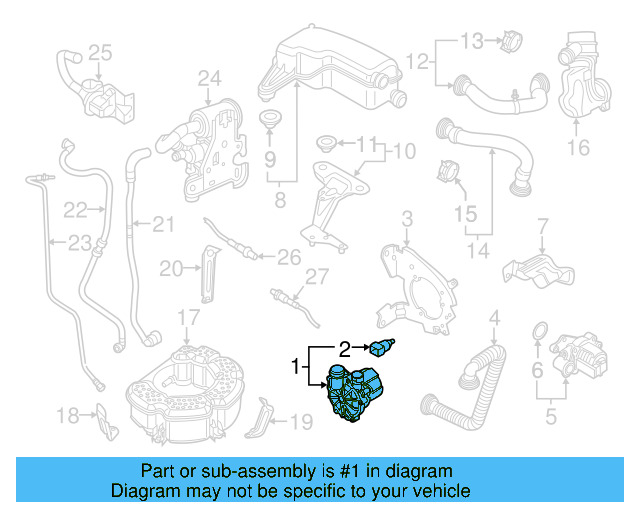 Secondary Air Injection Pump 04E-131-333-A - View 4