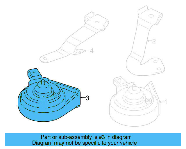 High Note Horn 5C0-951-223-C - View 9