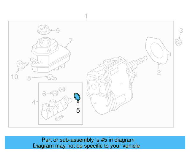 Master Cylinder Hardware Kit 12E-698-141