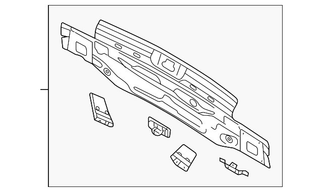 Rear Body Panel 5K6-813-301 - View 2