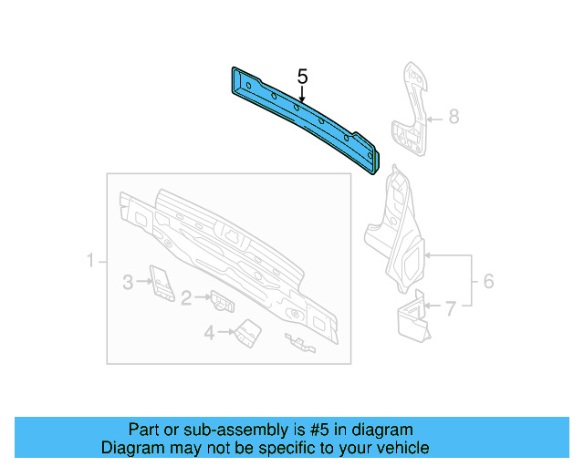 Mount Panel 1K6-813-309-B - View 9