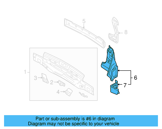 Tail Lamp Pocket 5K6-813-320-C - View 2