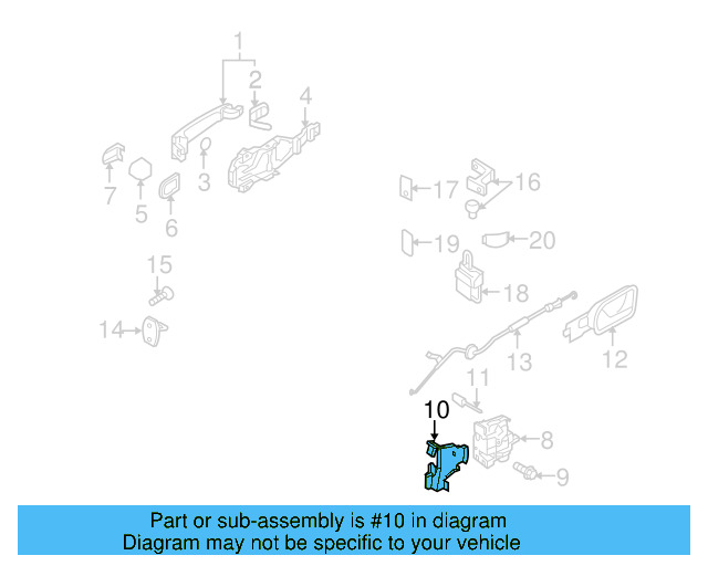 Lock Cable 1J4-839-060-C - View 10