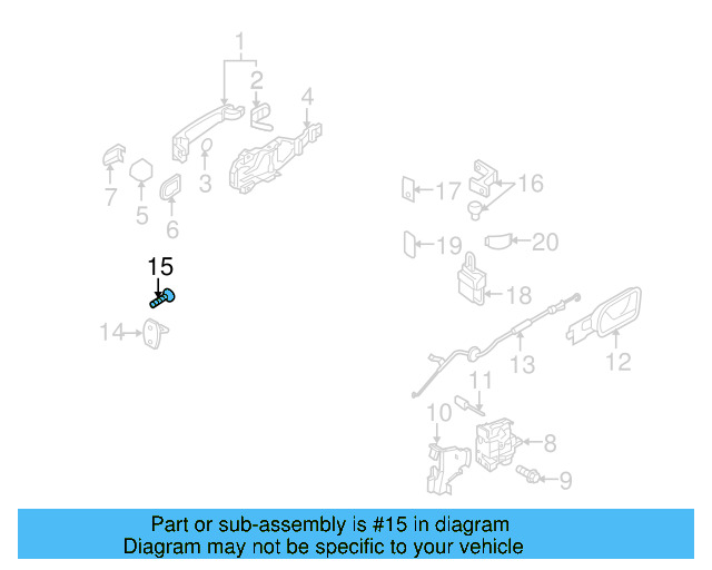 Striker Screw N-907-985-05 - View 21