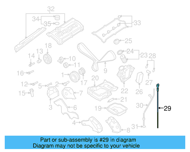 Dipstick 077-115-611-N - View 2