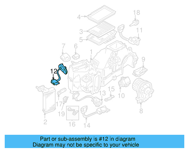 HVAC Air Inlet Door Actuator 8D2-820-511-C - View 6