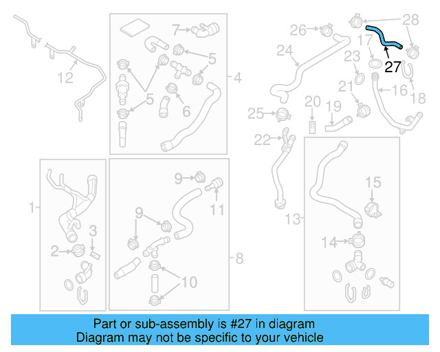 Hose Assembly 1K0-122-073-FF - View 27