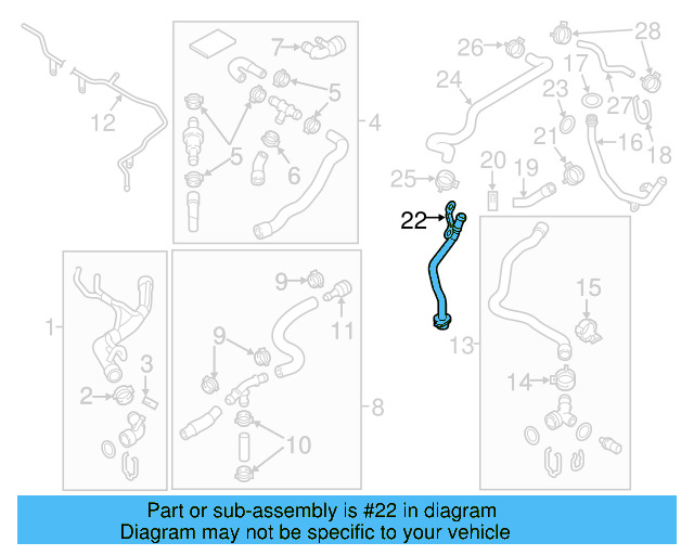 Temp Sensor Retainer Spring 032-121-142 - View 13