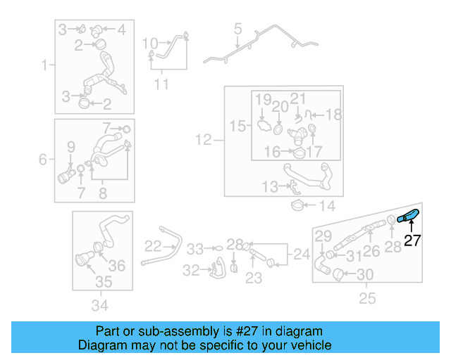 Hose Assembly 1K0-122-073-FF - View 32