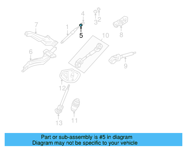 Steering Shaft Bushing 701-419-549