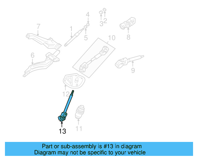Lower Shaft 701422751A