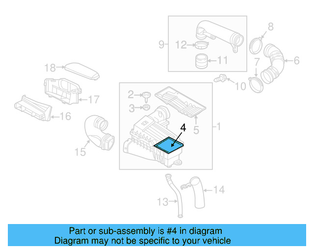 Air Filter 5C0-129-620 - View 16