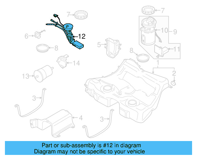 Union Nut 8N0-201-375-A - View 8