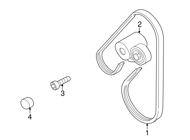 Belt Tensioner Cap 078-903-343 - View 7