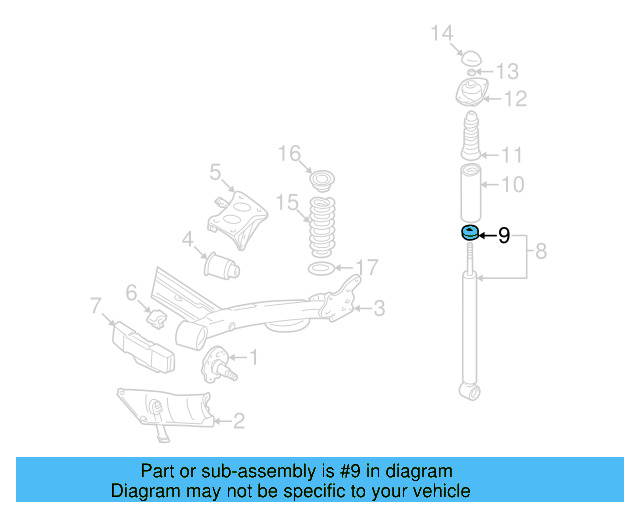 Shock Cap 6Q0-513-269-L - View 12