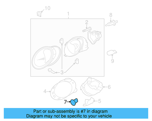 Bracket 1C0-906-329-F - View 9