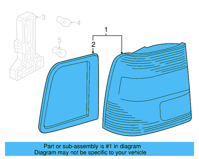 Tail Lamp Assembly 3B5-945-096-L - View 9