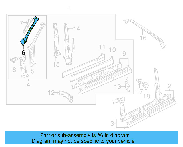 Outer Rocker Panel 1E0-809-705-A