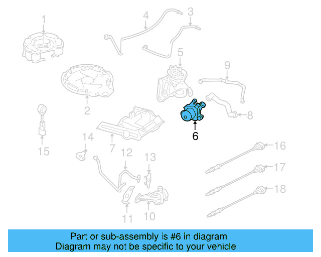 Secondary Air Injection Pump 07K-131-333-A - View 5