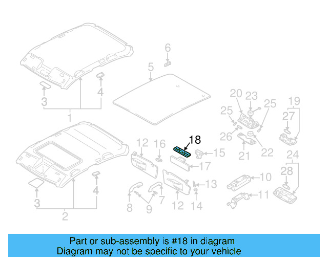 Center Panel Bracket 3B0-858-593 - View 10