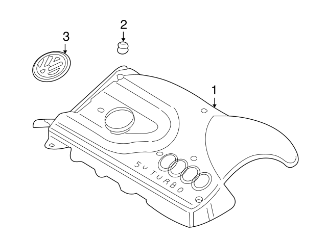 Engine Cover 06A-103-927-N - View 10