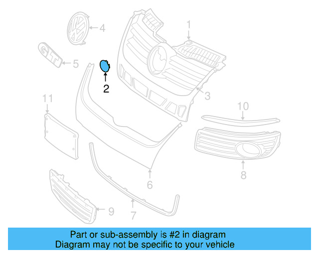 Grille Molding (Unpainted) 1j5853653egru - View 6