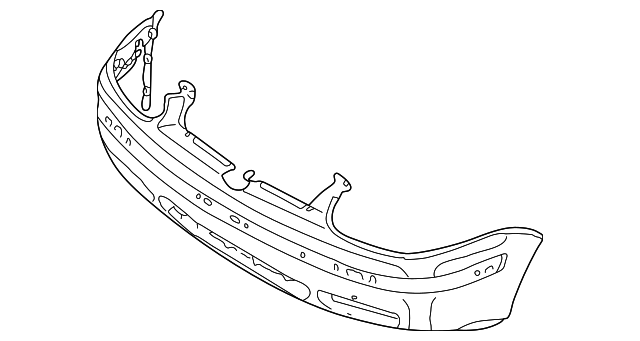 Bumper Cover (Unpainted) 1j5807217jgru - View 2