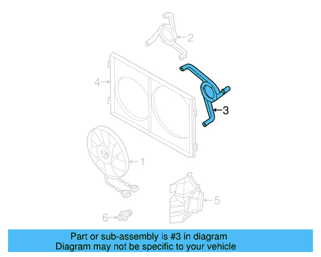 Fan Assembly Bracket 1C0-121-206-A - View 13