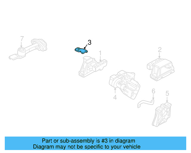 Side Mount Support Plate 1J0-199-358 - View 15