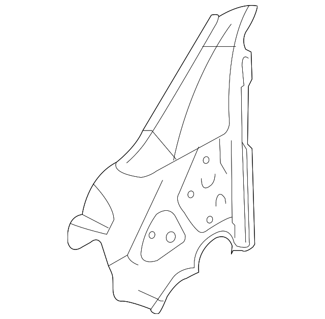 Inner Hinge Pillar 1K6-802-123-A - View 7