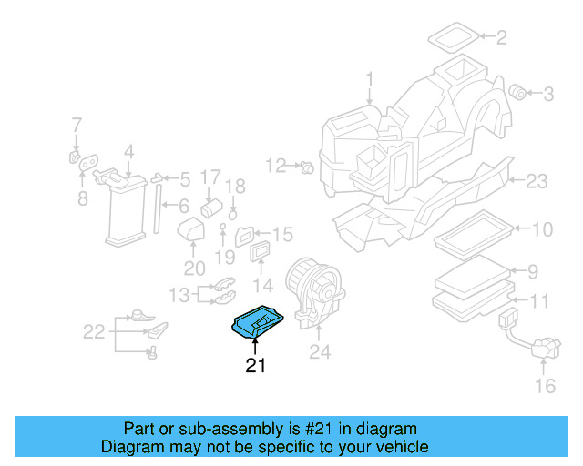 Blower Motor 1J0-819-022-A - View 6