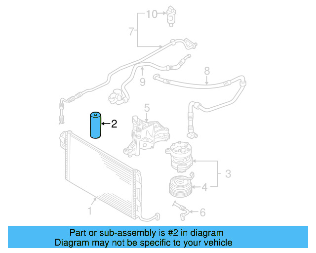 A/C Receiver Drier 1J0-820-191-A - View 16