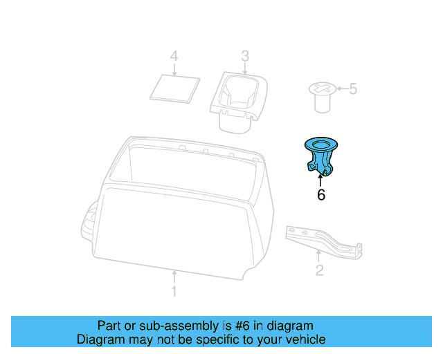 Plug Retainer Clip 7B0-801-658-A - View 6