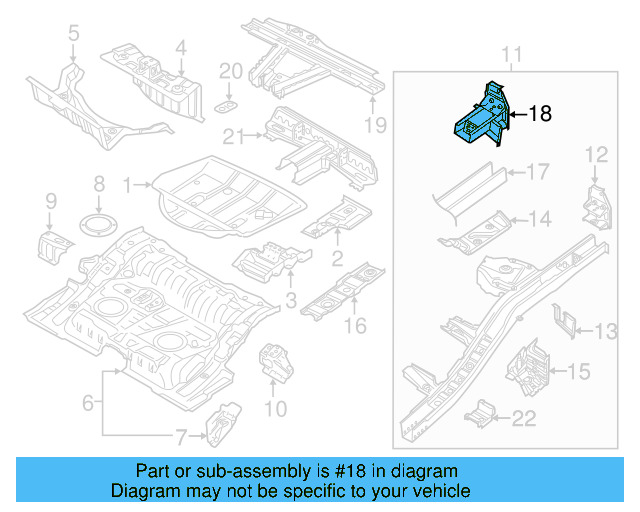 Rear Muffler Bracket 7P0-253-144