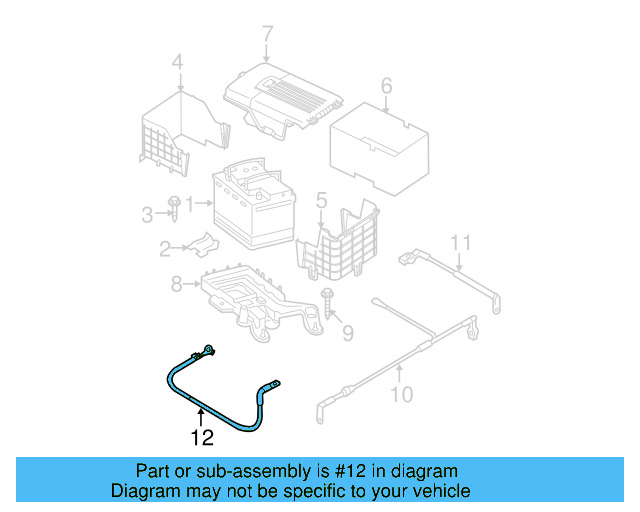 Ground Cable 1K0-971-250-L - View 5
